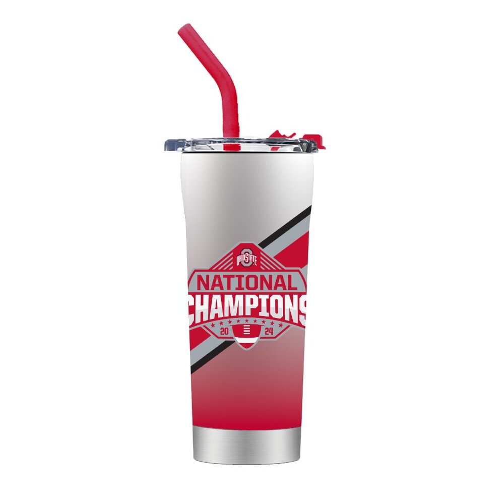 Ohio State Buckeyes 2024 National Champions 24 oz Straw Tumbler